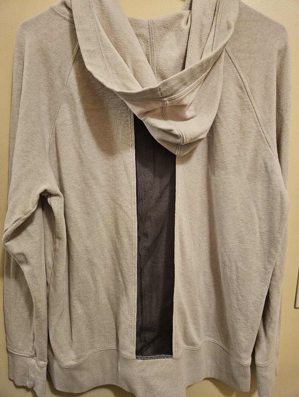 Victoria Sport/Victoria Secret; full-zip hoodie; light Taupe/Gray color; large - Picture 10 of 13